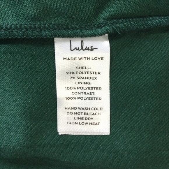 LULU'S SZ M Valhalla Forest Green Sequin Mermaid Lace-Up Maxi Dress NWT 0B5 - Picture 10 of 11